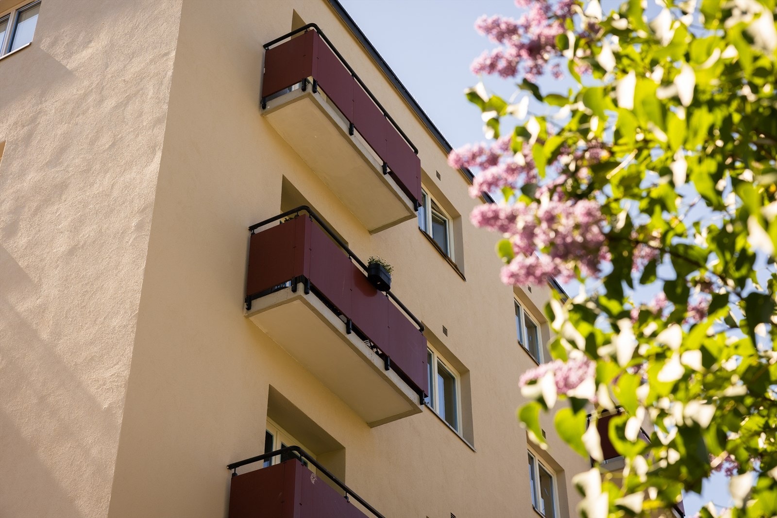 Her bor du høyt og fritt i byggets 4. etasje. Galleribilde