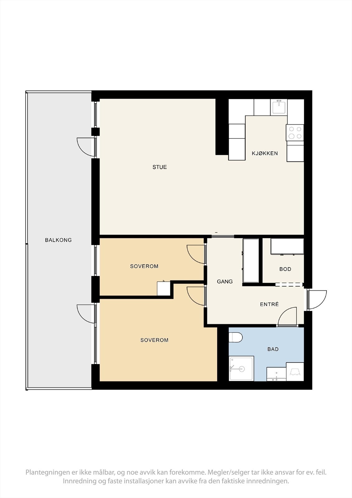 Plantegning Galleribilde