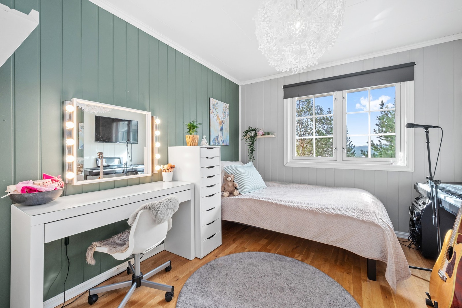 Soverom på 9,5m². Galleribilde