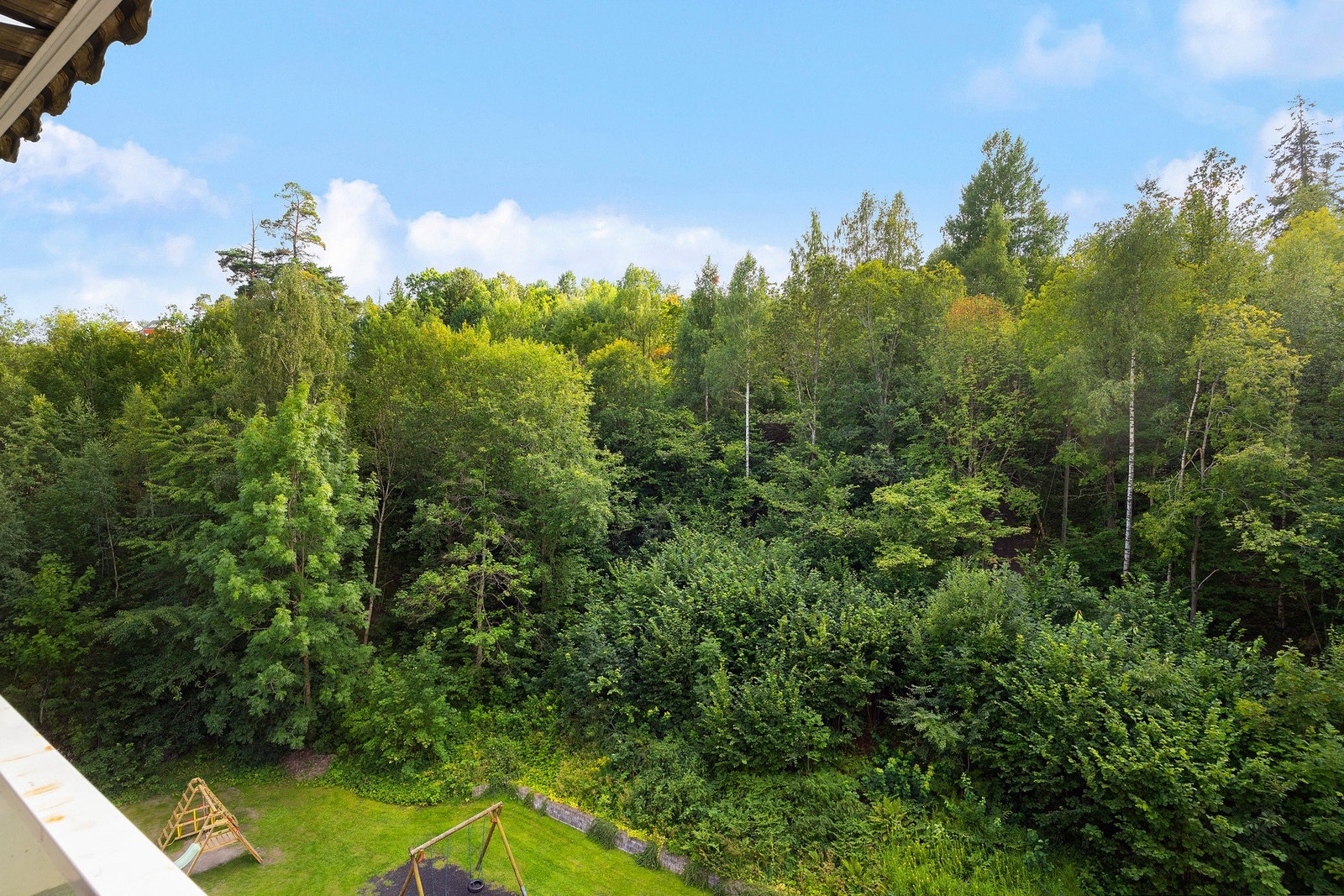 Utsikt fra balkongen. Galleribilde