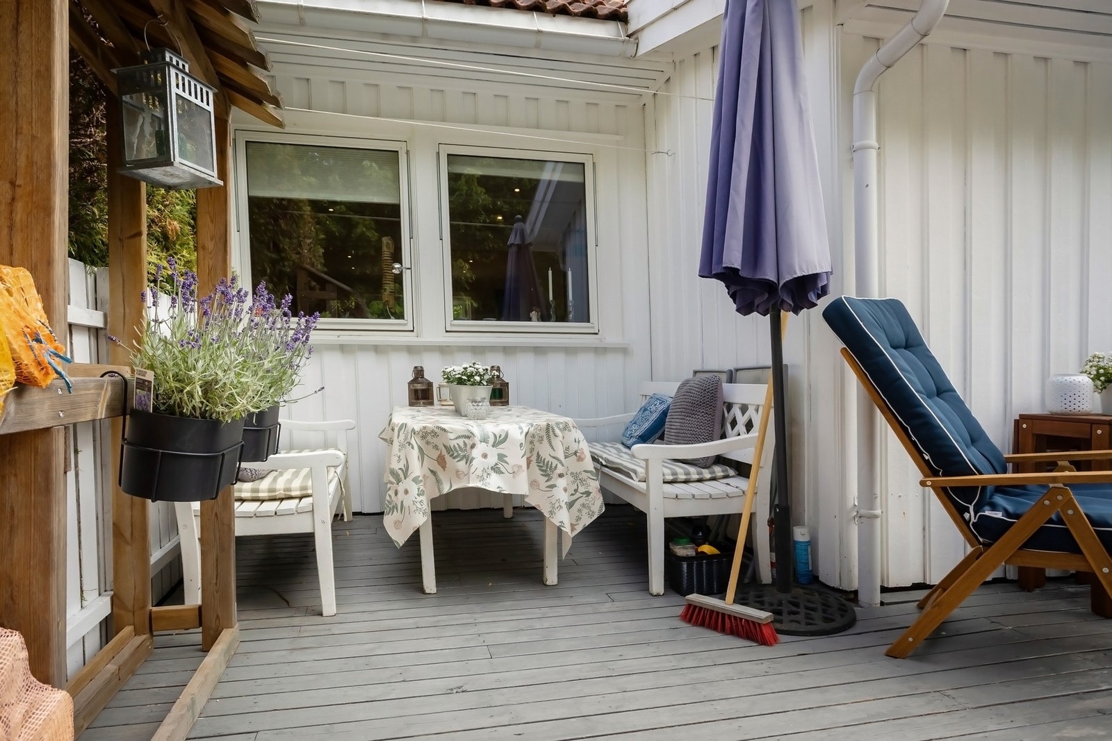 Her ligger alt til rette for sene kvelder i godt selskap. Galleribilde