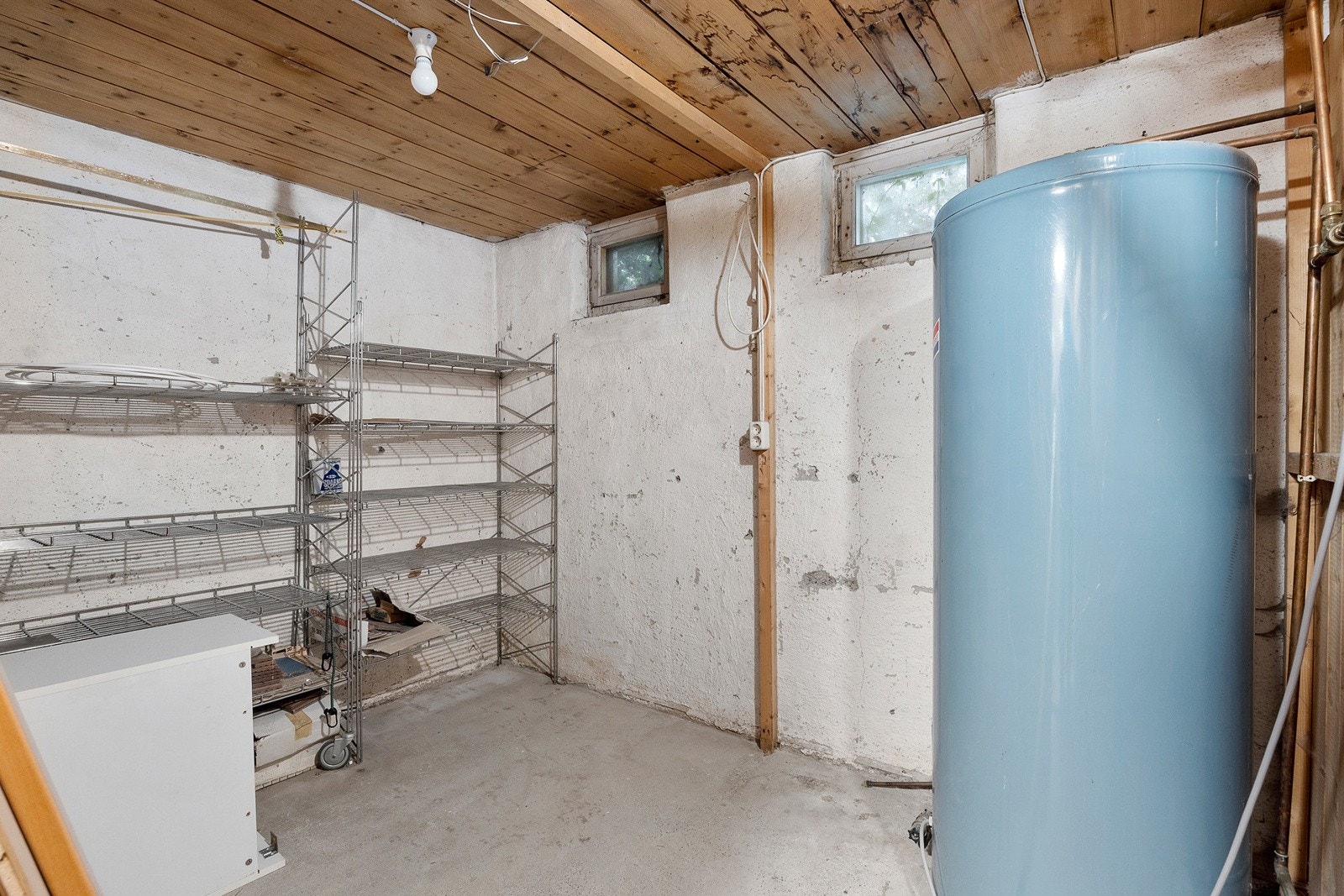 God plass til oppbevaring i kjellerbod. Galleribilde