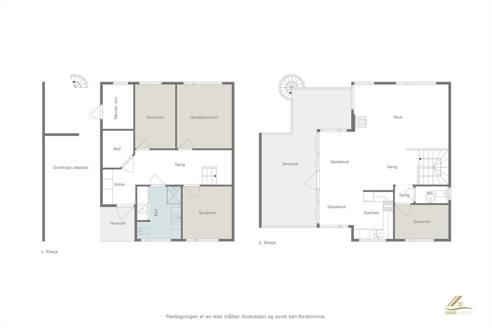 Plantegning Galleribilde