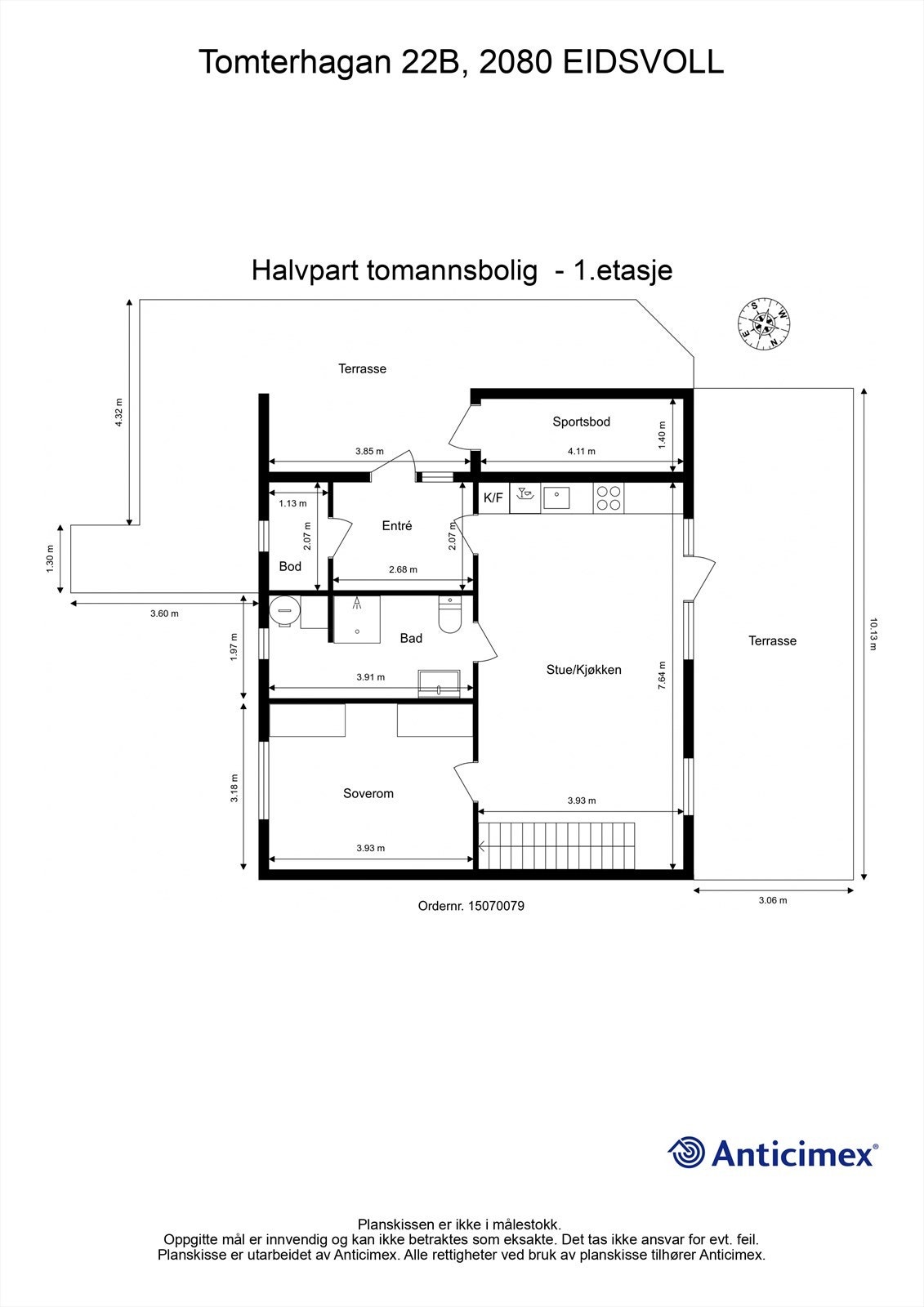 Plantegning 1.etasje Galleribilde