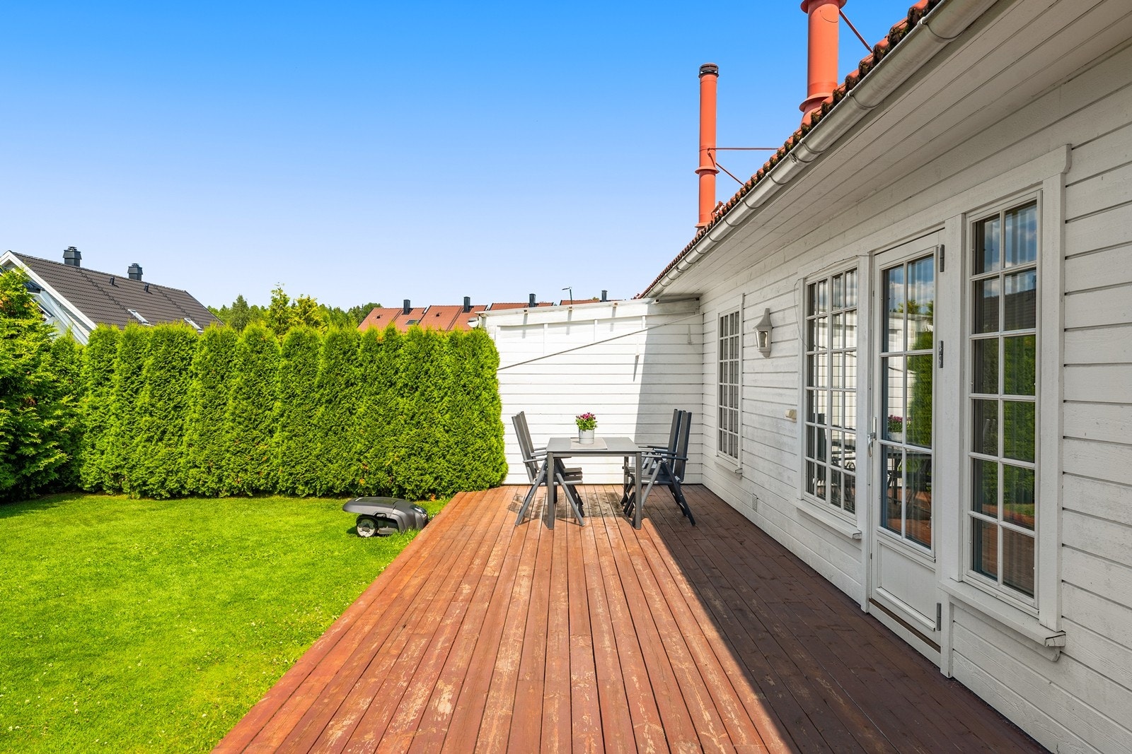 Flott og usjenert uteområde Galleribilde