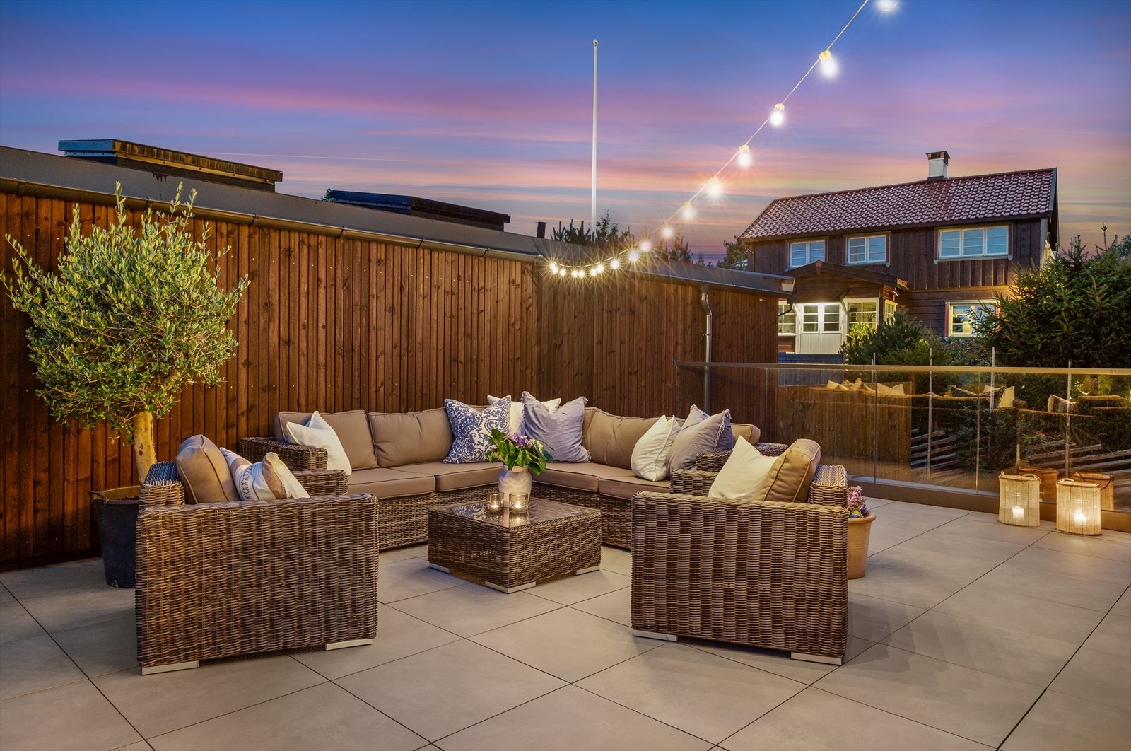 Takterrasse på 35 kvm med svært gode solforhold Galleribilde