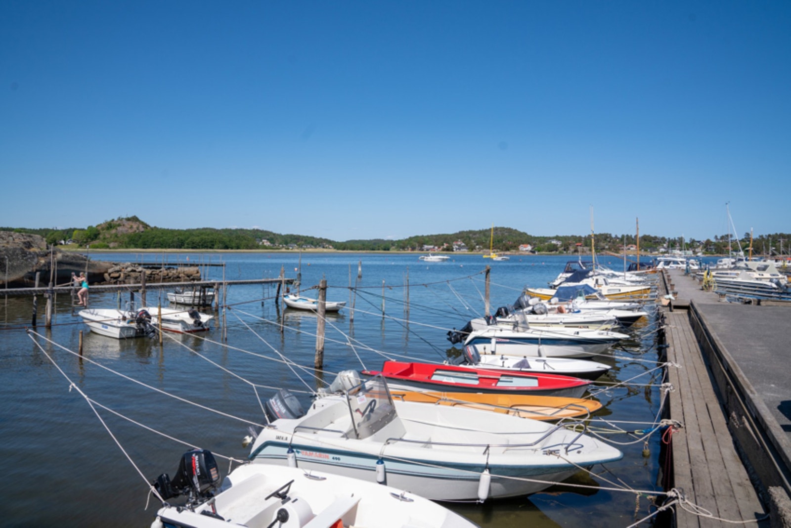 Her er det yrende båt- og badeliv om sommeren Galleribilde