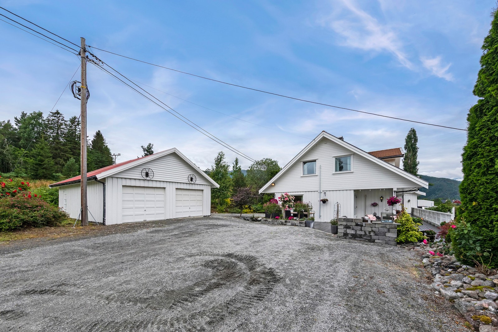 Gruset innkjørsel Galleribilde