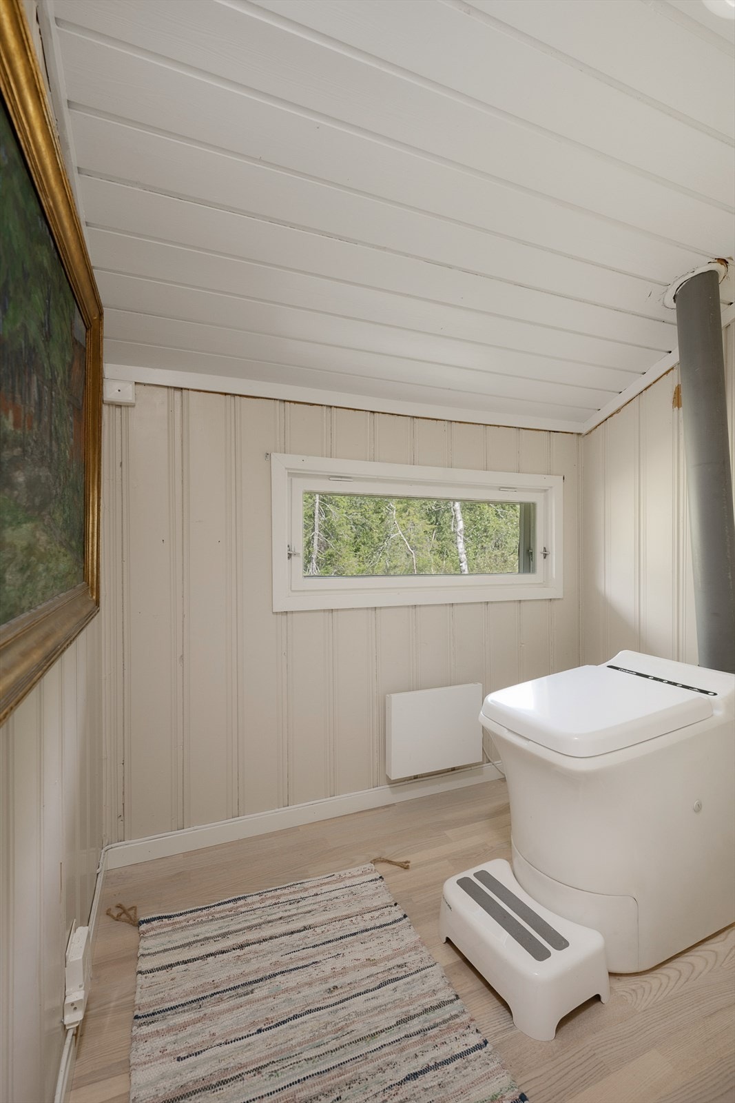 Wc-rom med forbrennings toalett Galleribilde