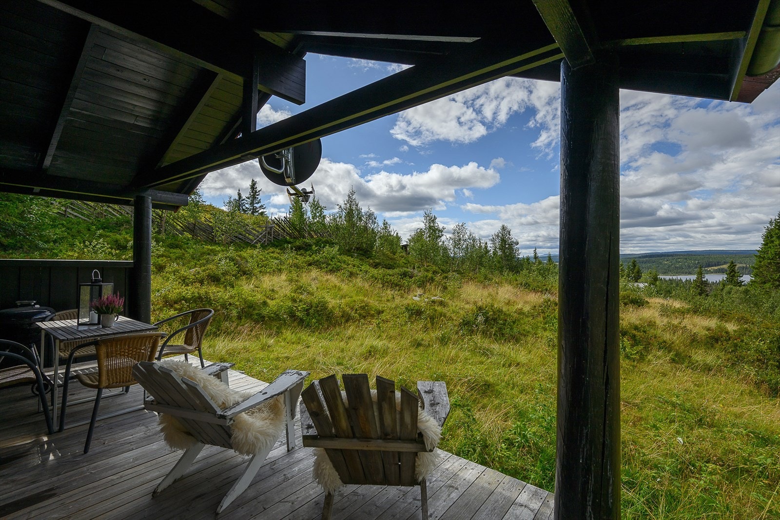 Fritidsbolig med usjenert, rolig og fin beliggenhet med utsikt over Raudsjøen Galleribilde