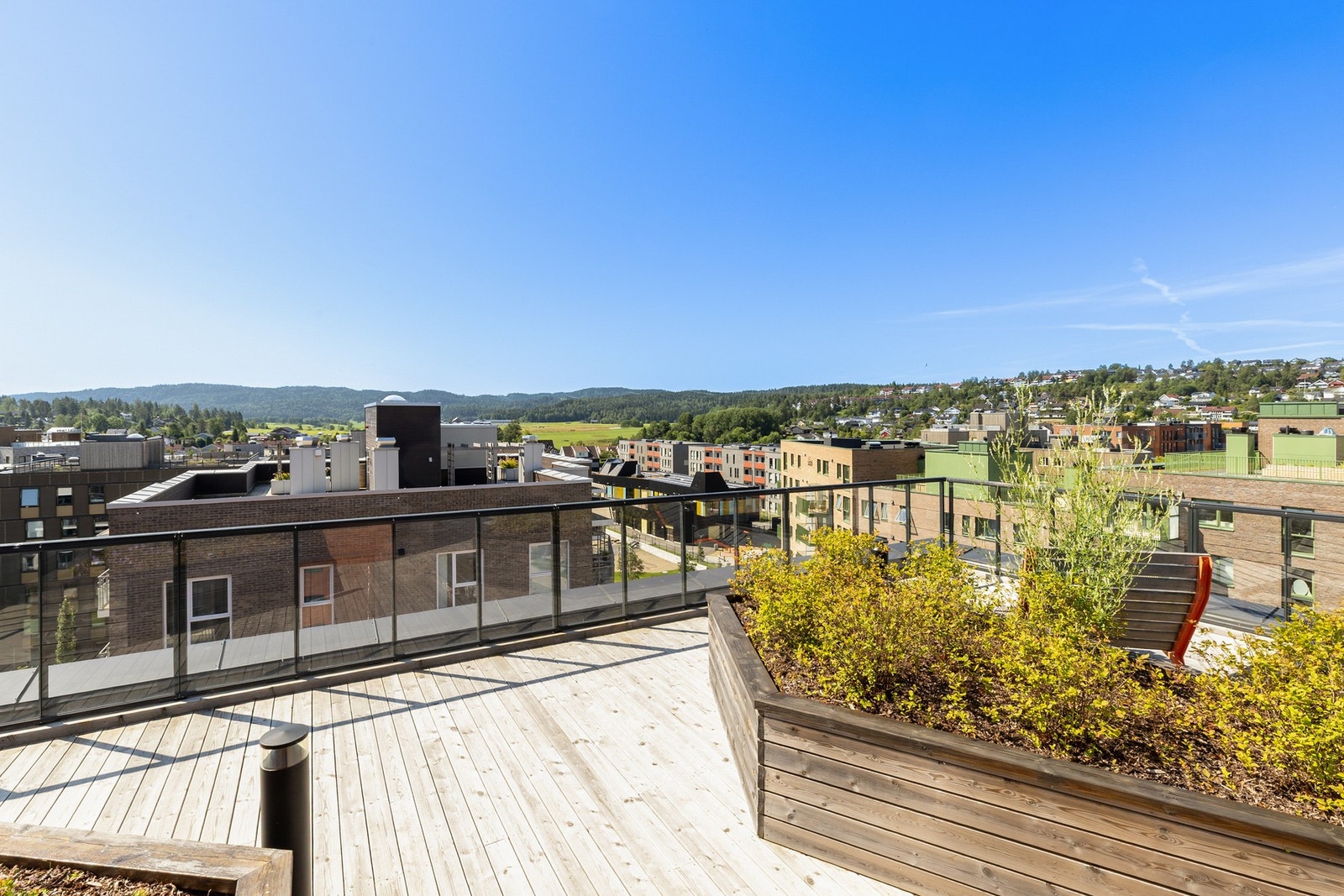 Fantastisk panoramautsikt over Finstadjordet. Galleribilde