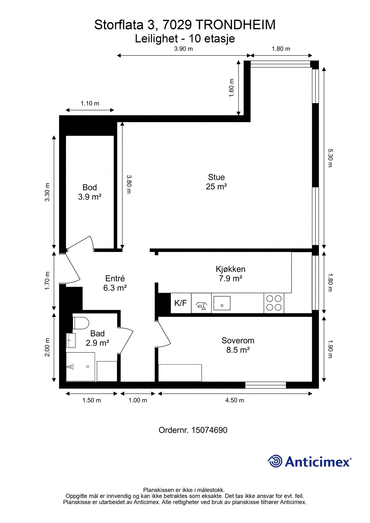 Planskisse. Galleribilde