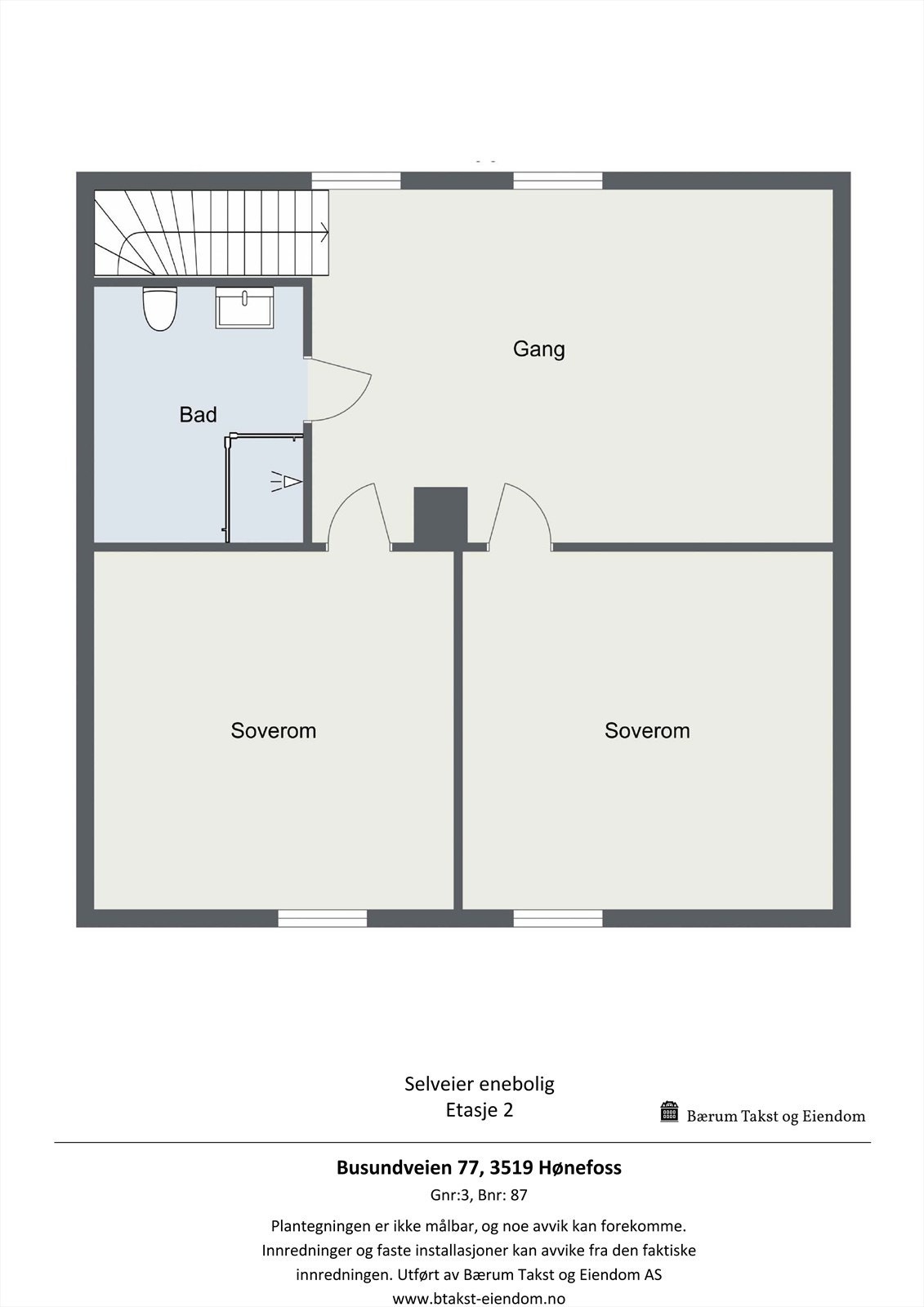 Plantegning 2. etg. Galleribilde