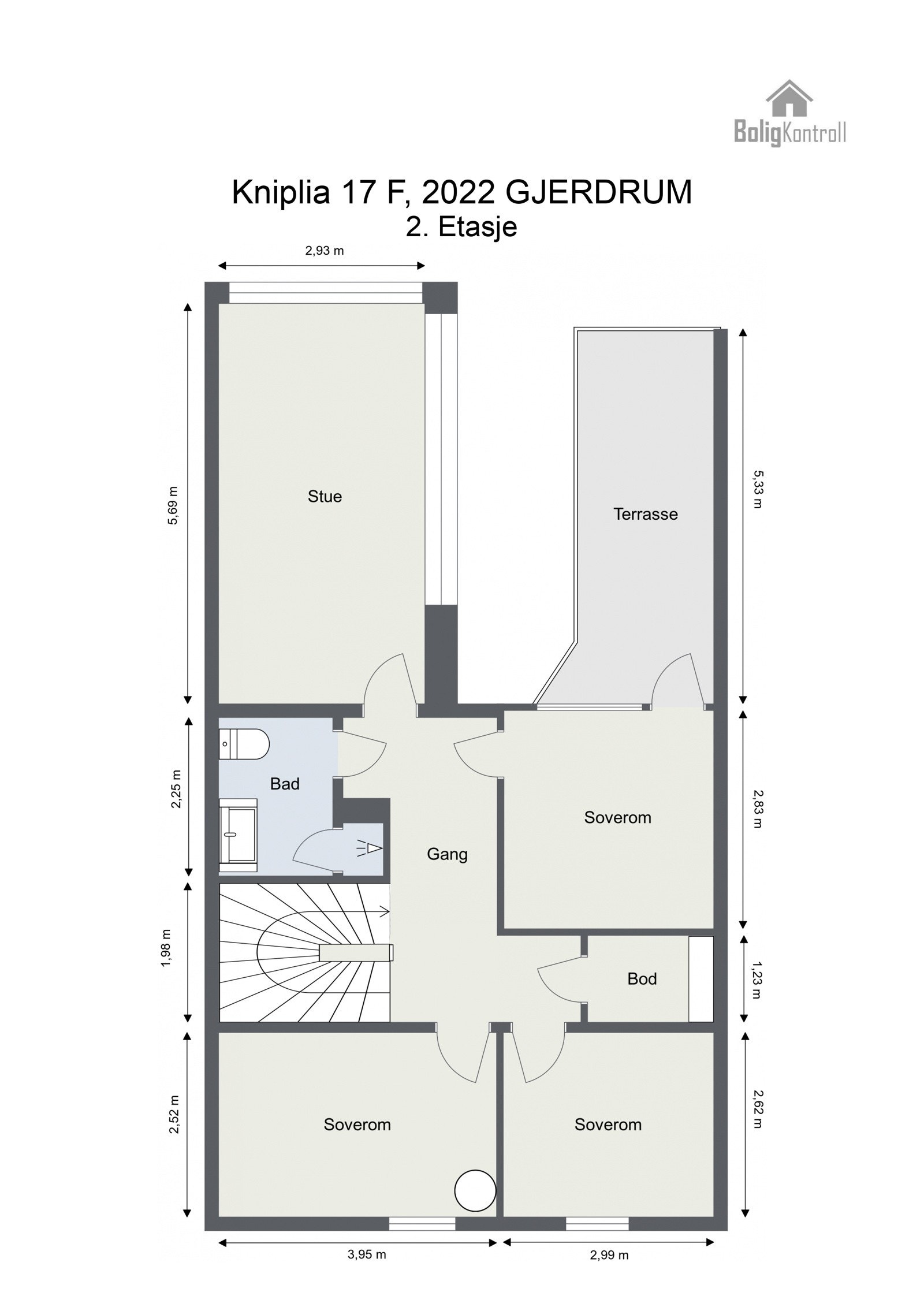 Plantegning 2. Etasje. Galleribilde