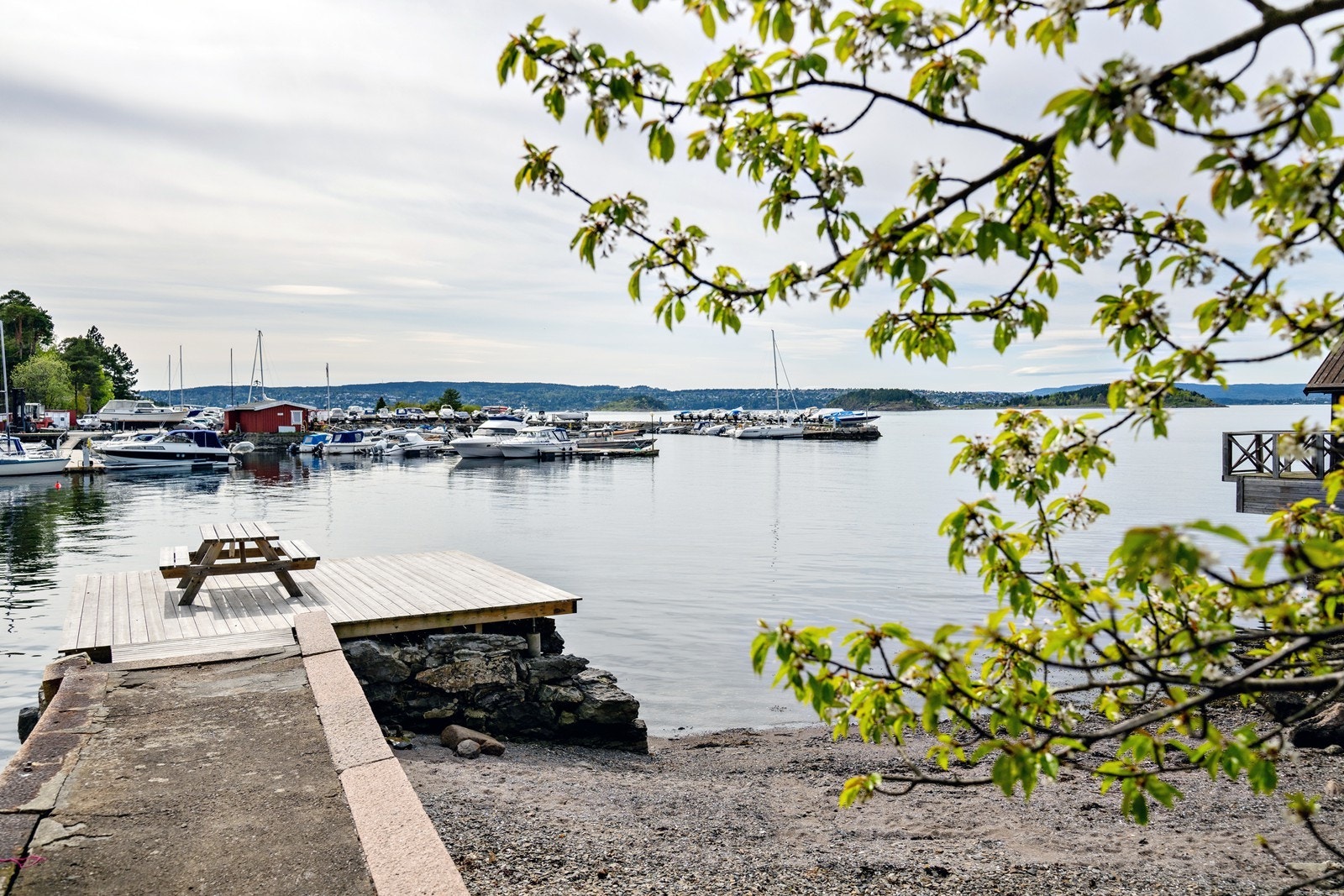 Strandparsellen er et sjeldent gode i Oslo - Perfekt for et morgenbad, piknik i fjæra eller en rolig kveld med utsikt mot fjorden. Galleribilde