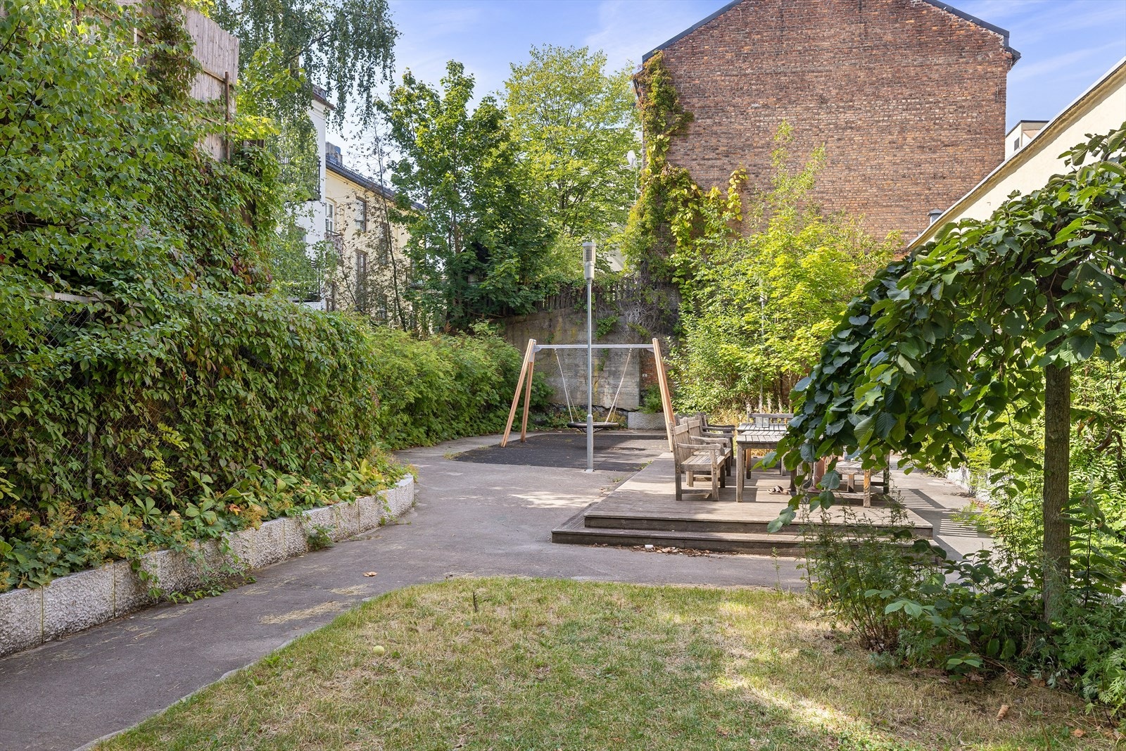 Det er lekeapparater for de minste. Galleribilde