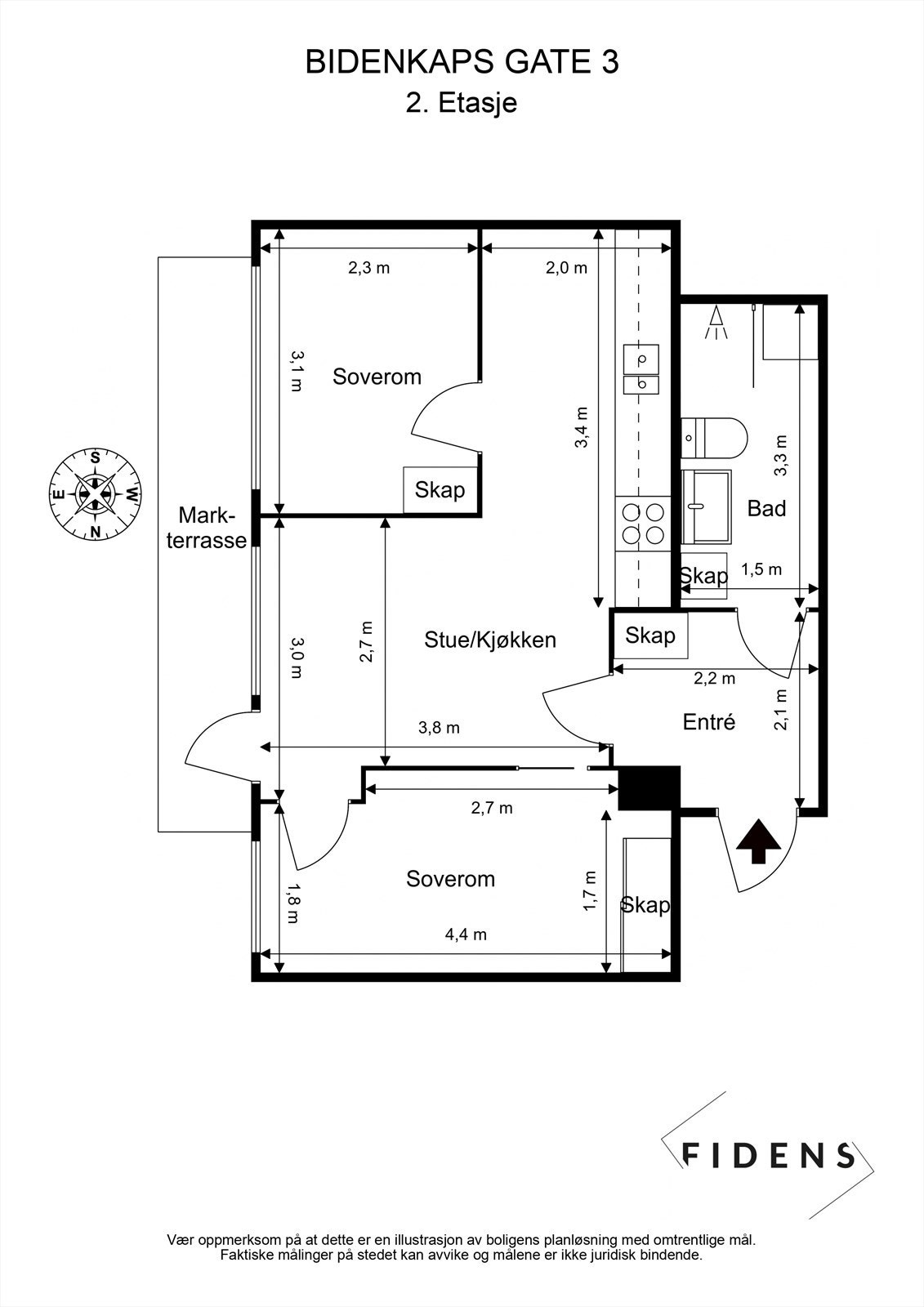 Plantegning. Galleribilde