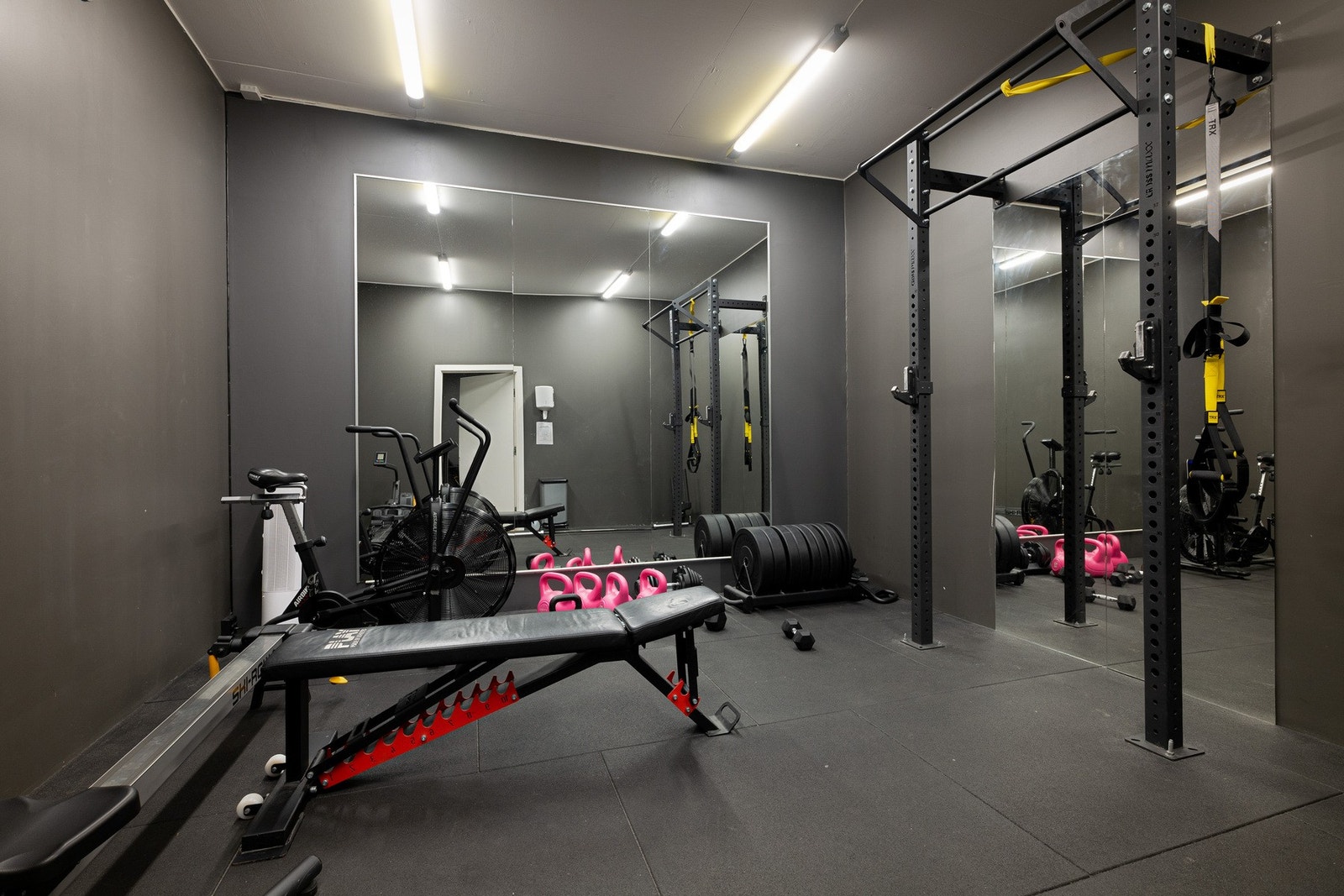 Sameiet har eget felles treningsrom til disposisjon for beboerene Galleribilde