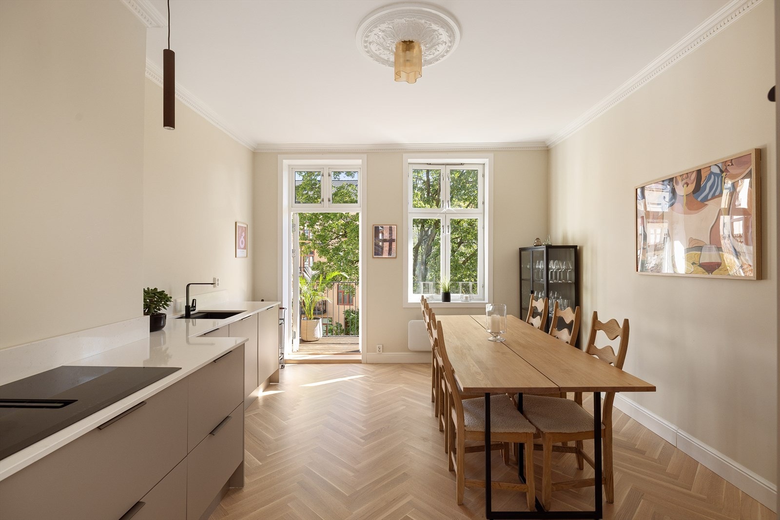 Separat og romslig kjøkken. Galleribilde