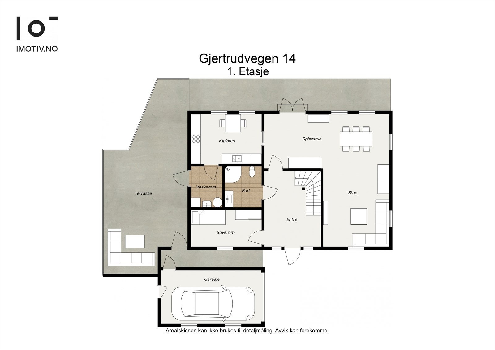 - Plantegning 1. etasje - Galleribilde