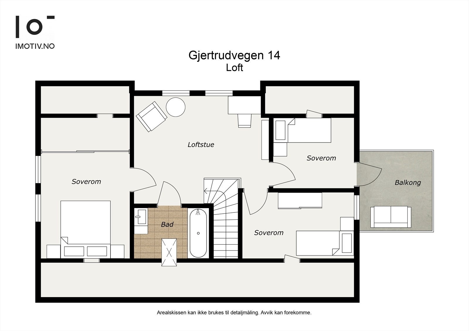 - Plantegning loftsetasje - Galleribilde