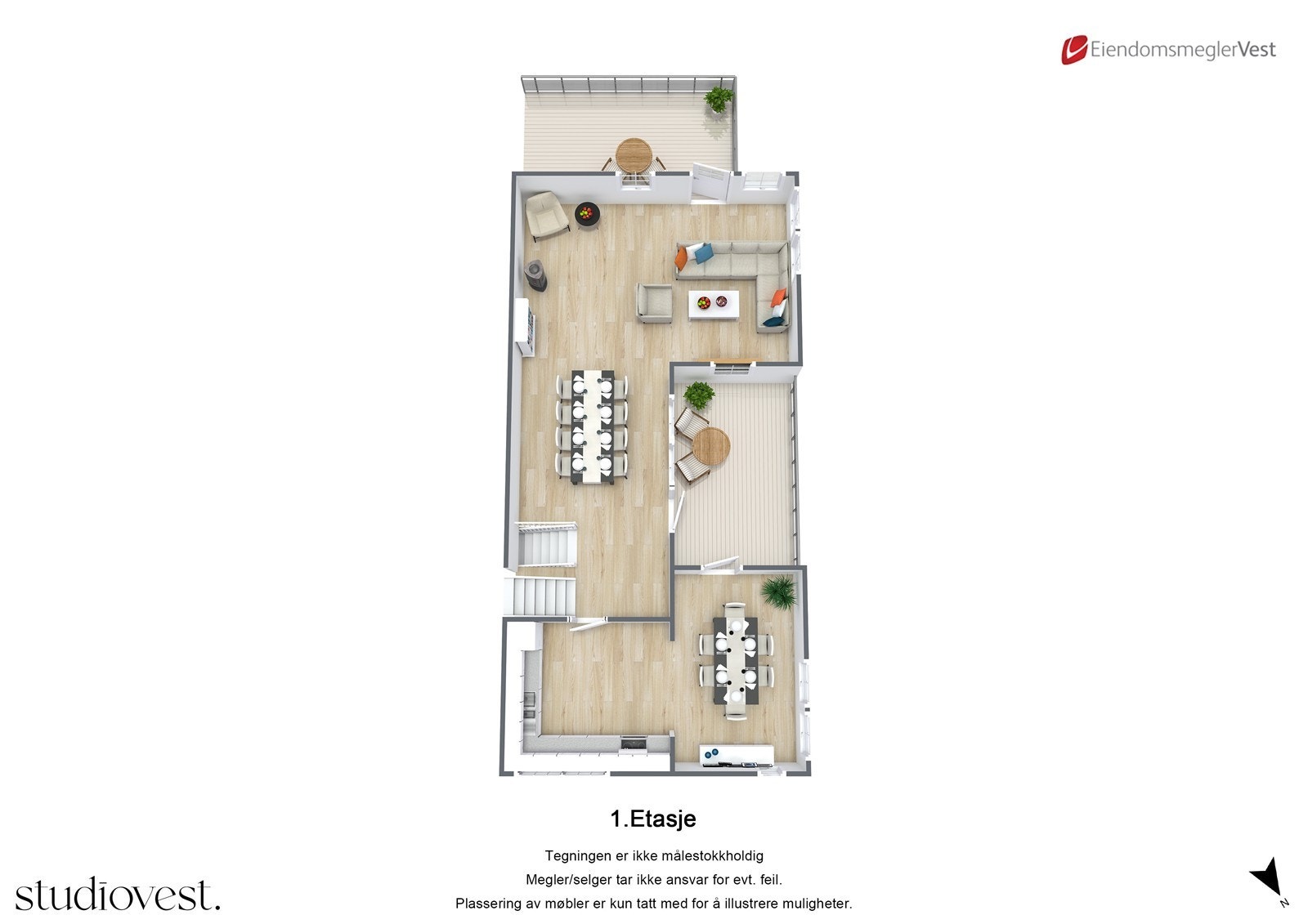 Planskisse Galleribilde