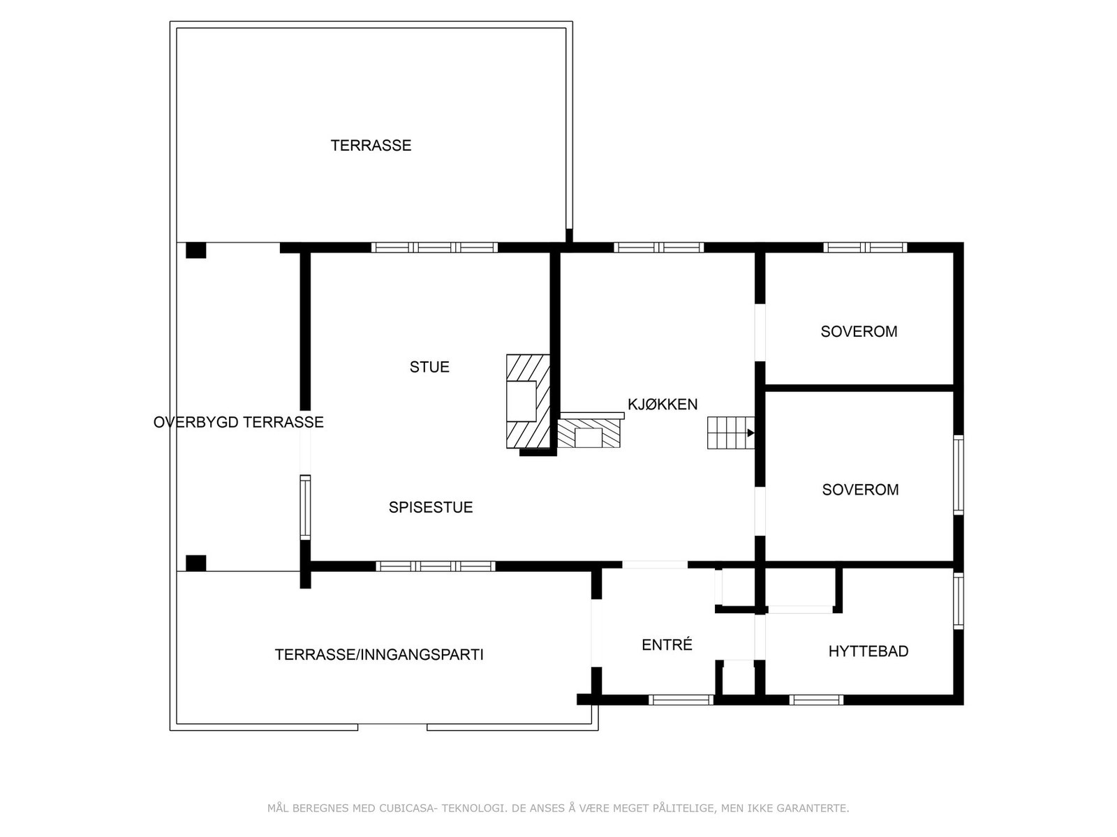 Plantegning hovedetasje Galleribilde