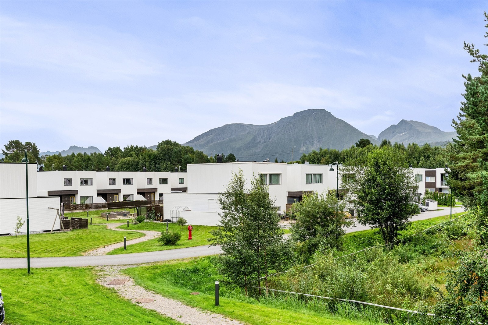 Utsikt fra balkongen Galleribilde