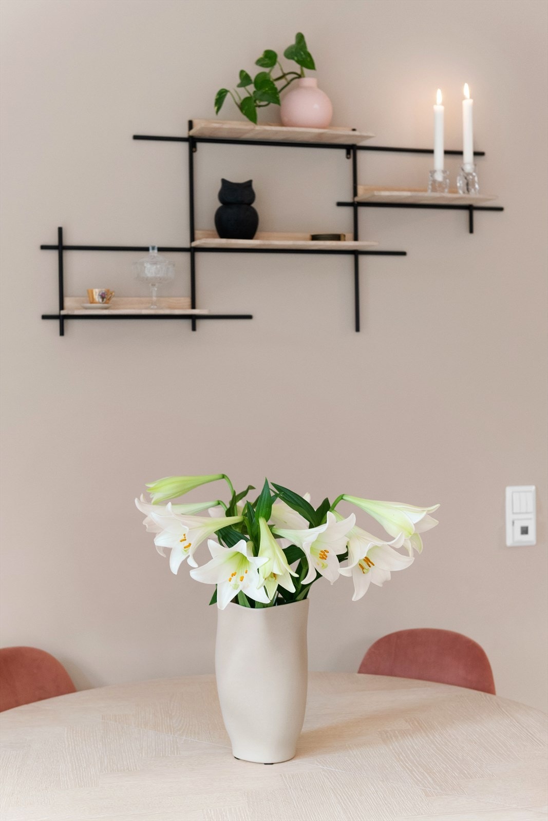 Interiørdetalje fra stuen Galleribilde