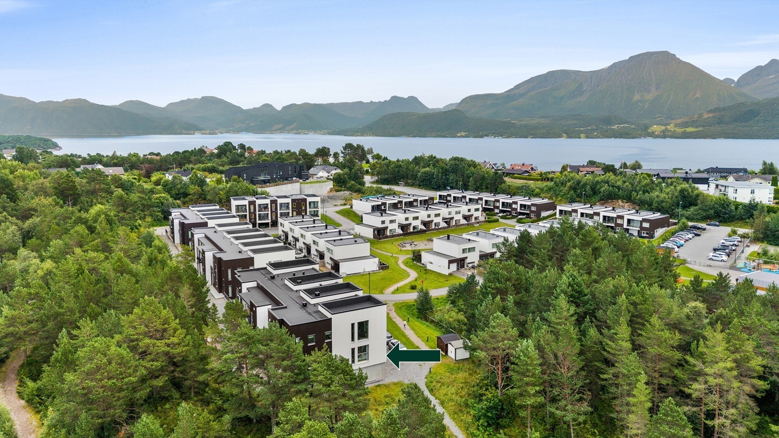 Dronebilde Galleribilde