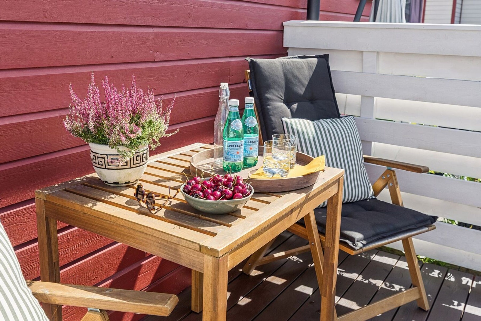 Her kan du nyte sommerens sol og uteliv når du måtte ønske. Galleribilde