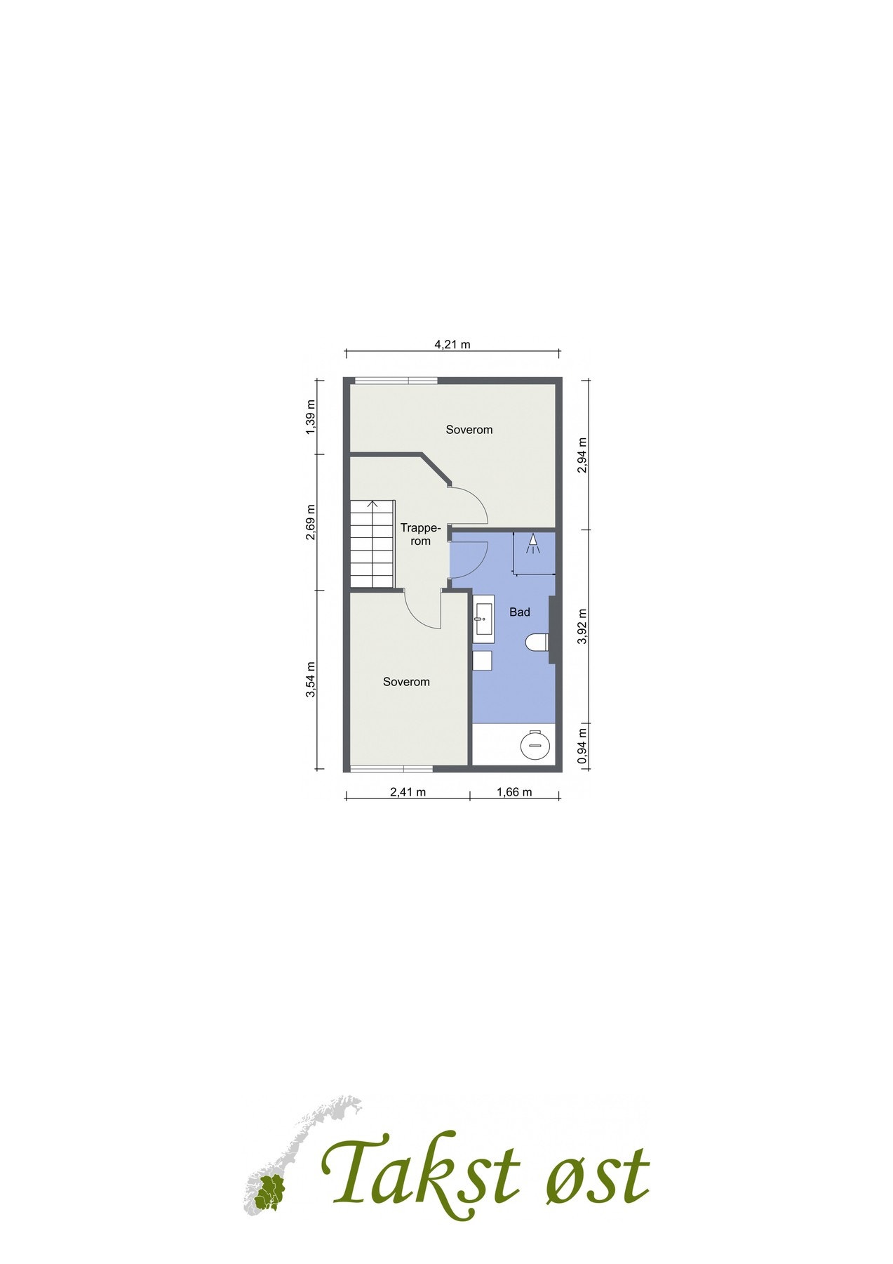 Plantegning 2. etasje Galleribilde