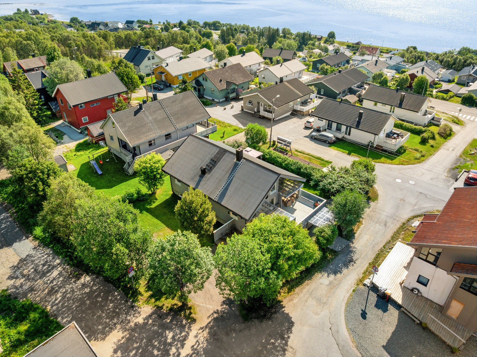 Rolig og hyggelig nabolag.