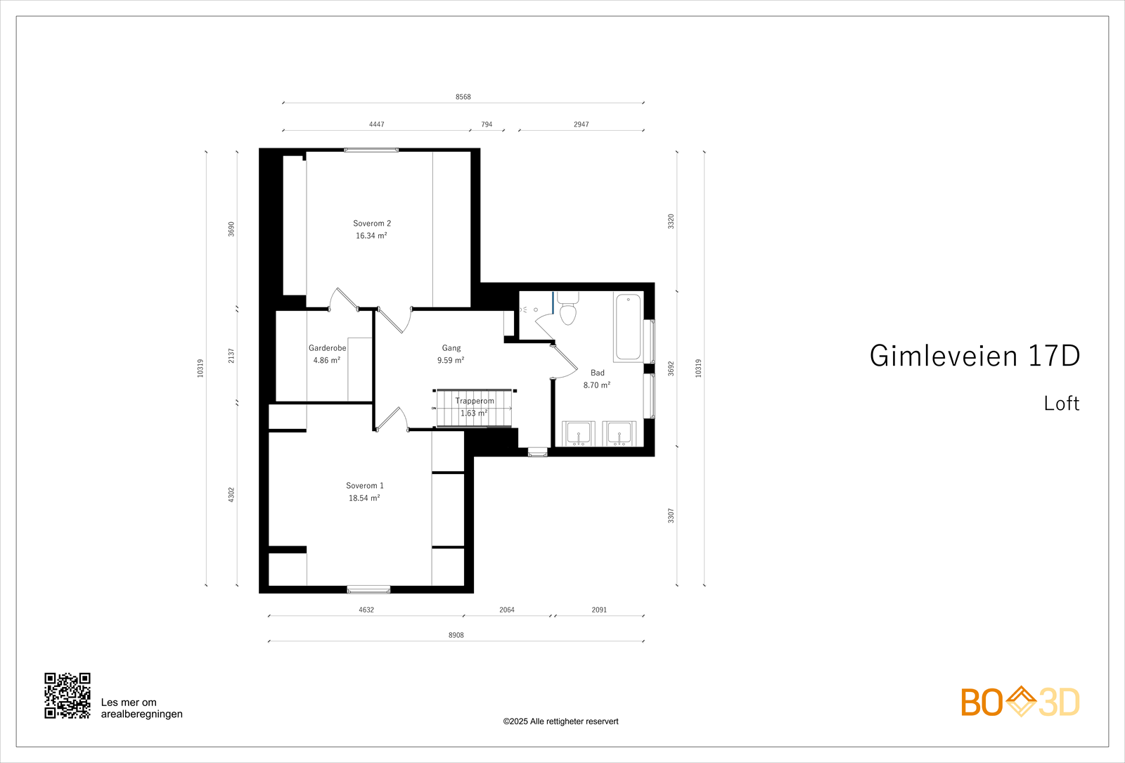 Plantegning 2. etasje. Galleribilde