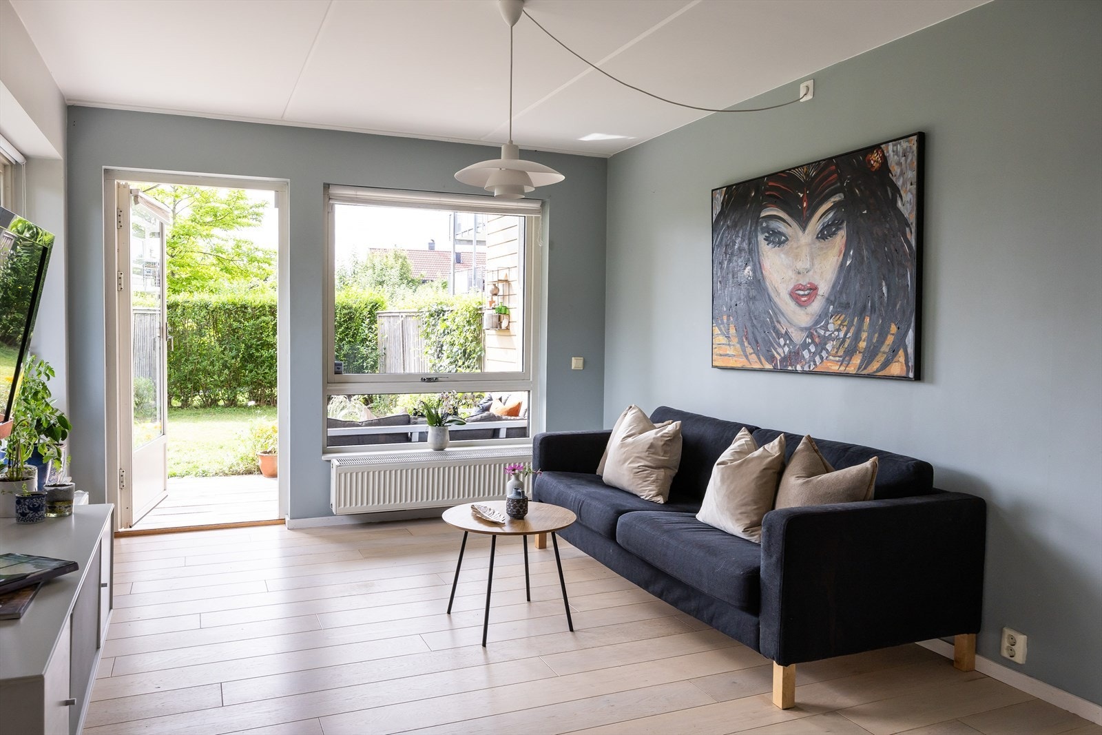 Gode muligheter for å møblere i ulike soner. Galleribilde