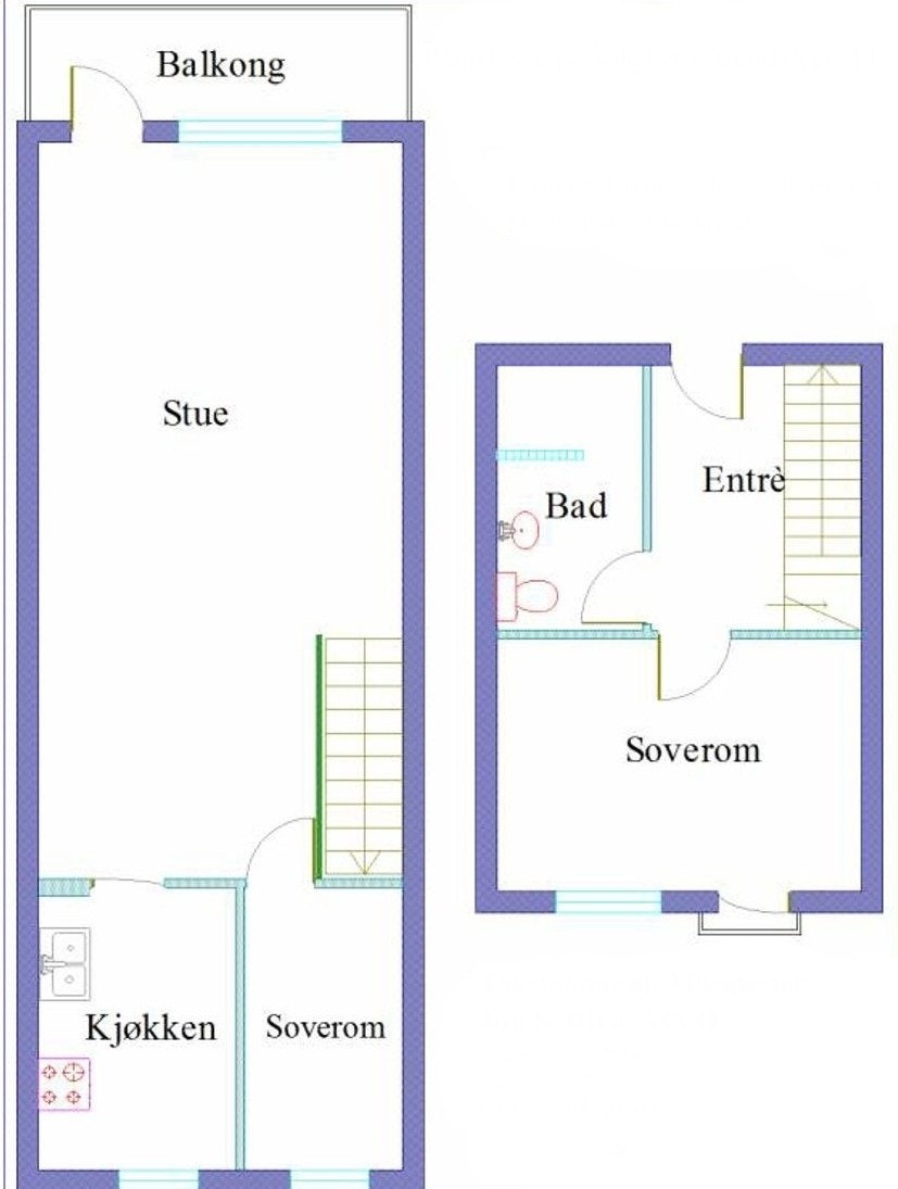 Plantegning Galleribilde