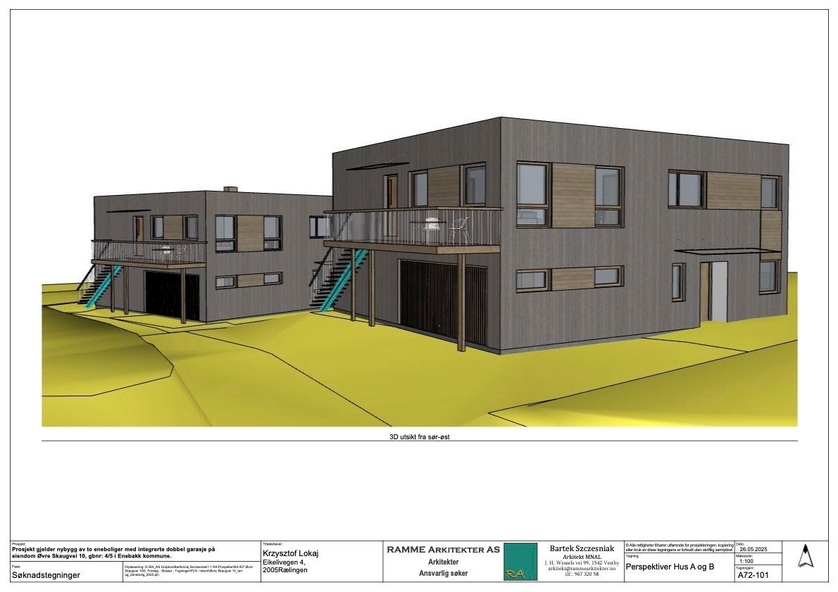 Perspektiver Hus A og B Galleribilde