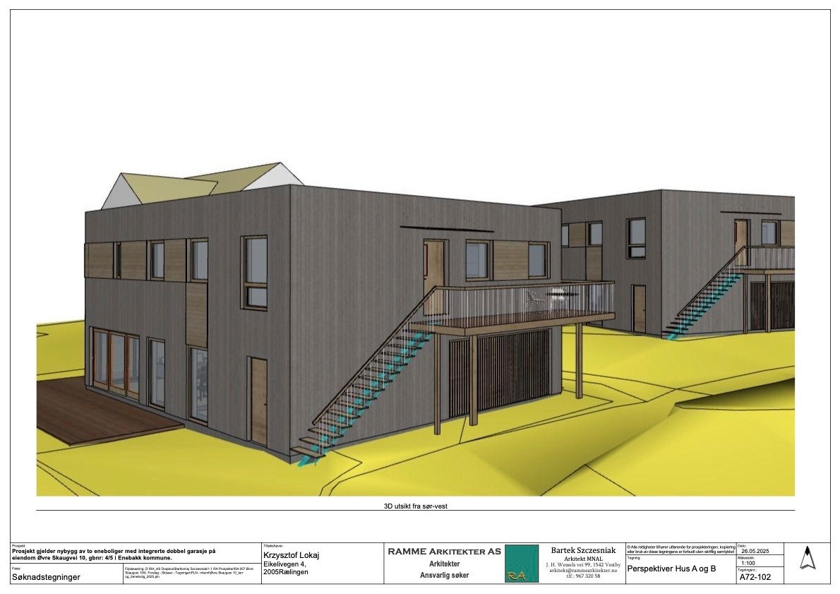 Perspektiver Hus A og B Galleribilde