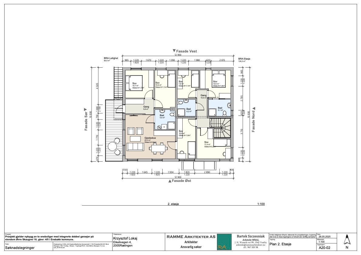 Plantegning - 2. Etasje Galleribilde