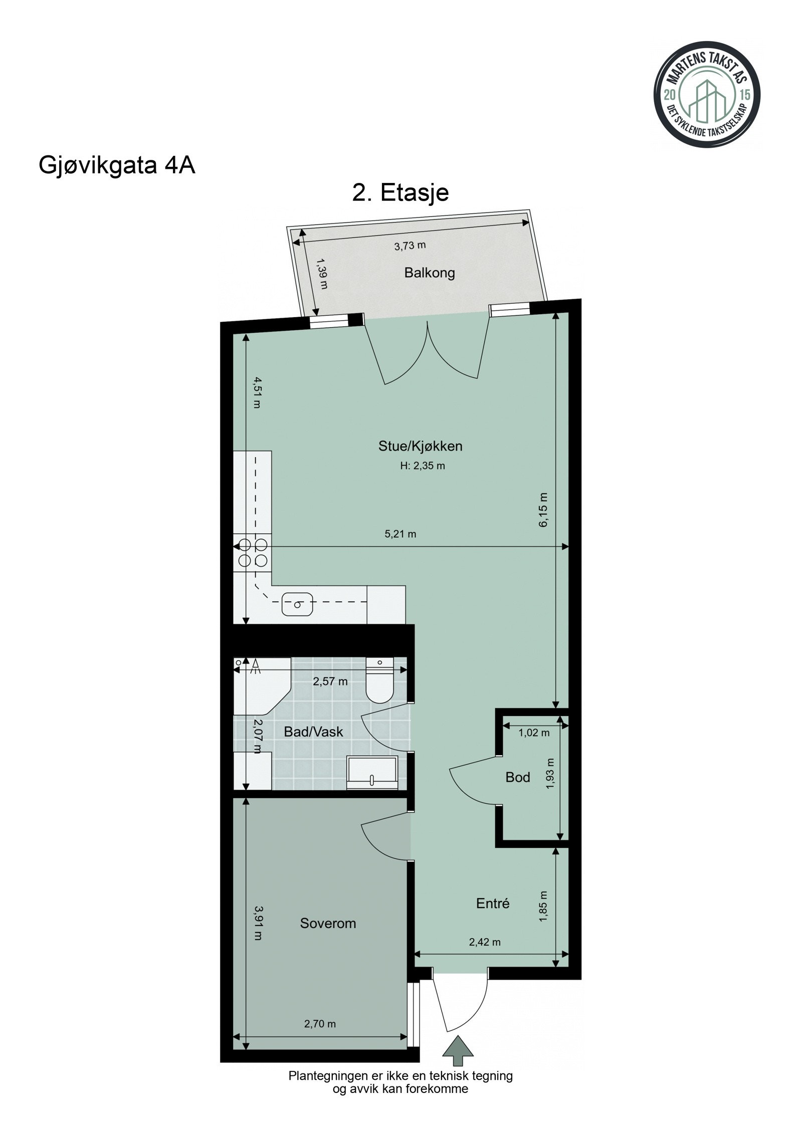 - Plantegning - Galleribilde