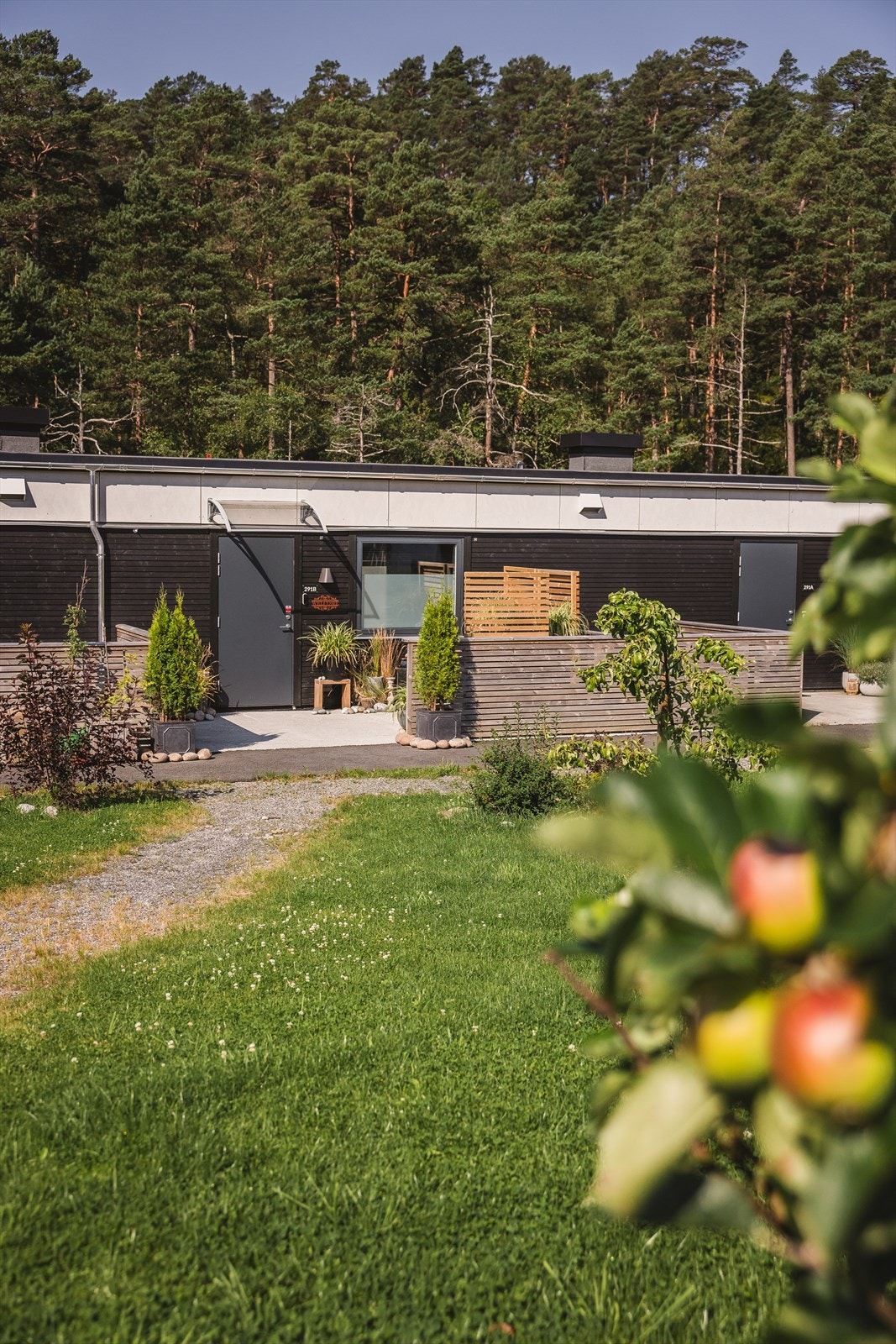 Eiendommen er pent opparbeidet med blant annet frukttrær, bærbusker, blomster og prydbusker opplyser selger. Galleribilde