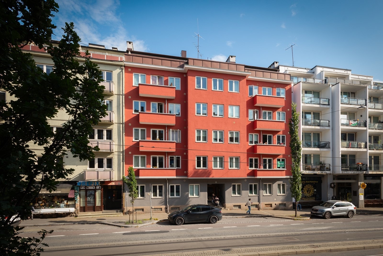 Leiligheten ligger flott til i 4. etasje! Galleribilde