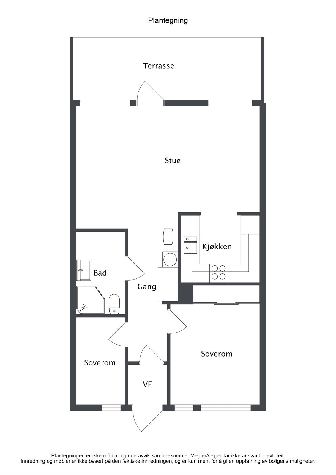 Plantegning. Galleribilde