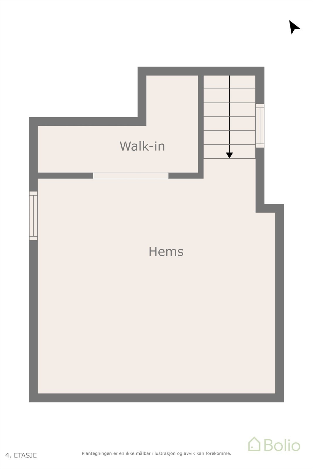 Plantegning Galleribilde