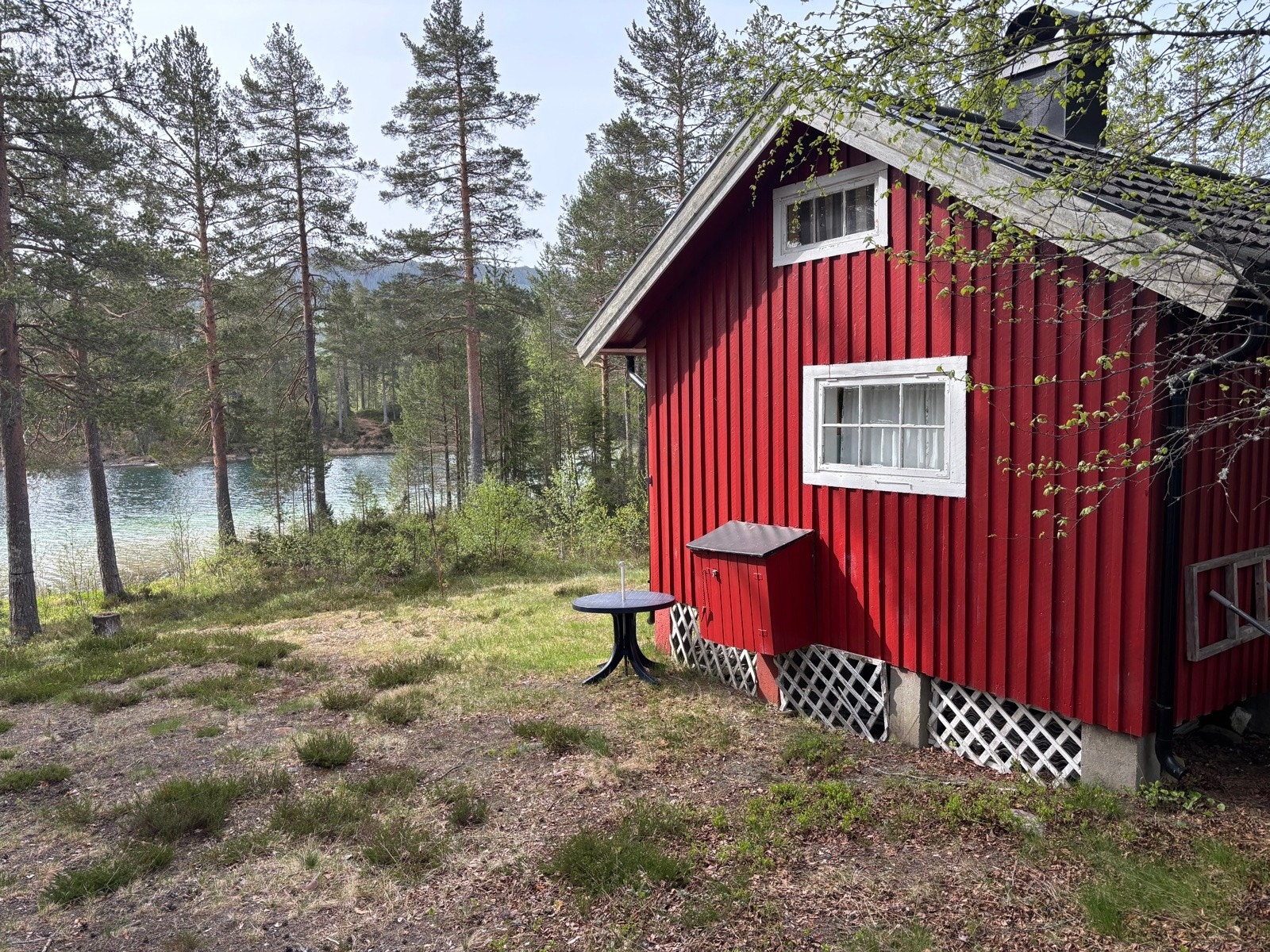 Noen av veggene er malt nylig Galleribilde