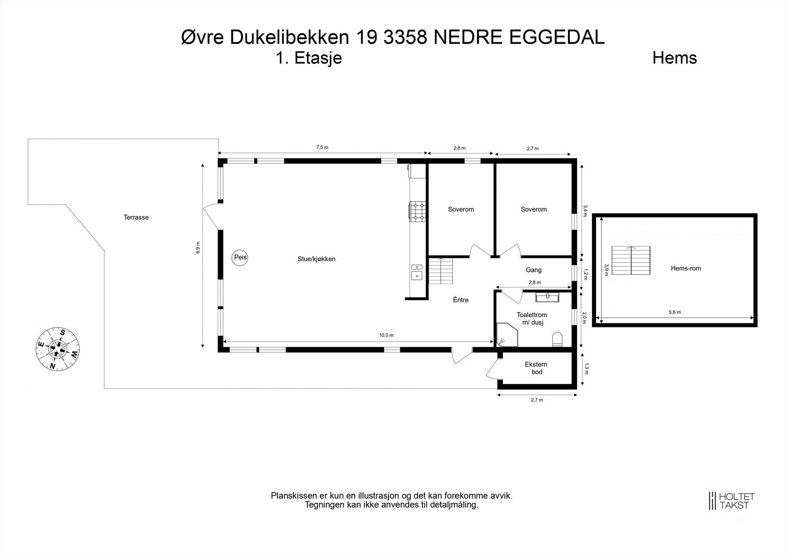 Plantegning Galleribilde