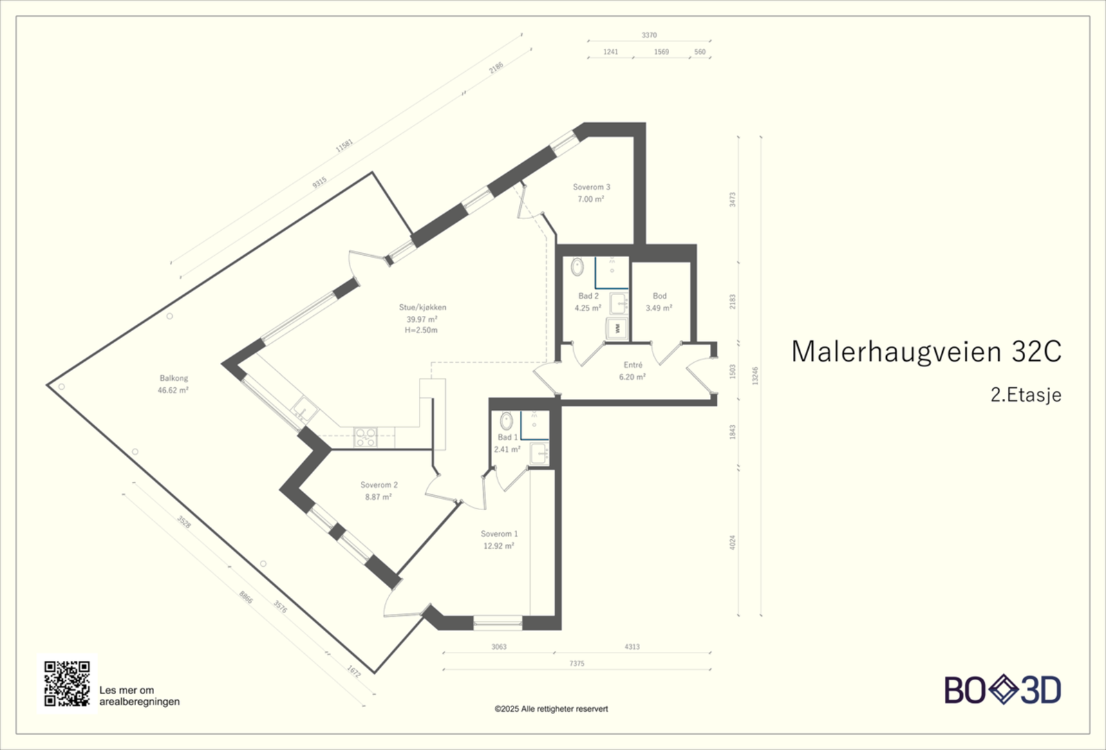 Plantegning. Galleribilde