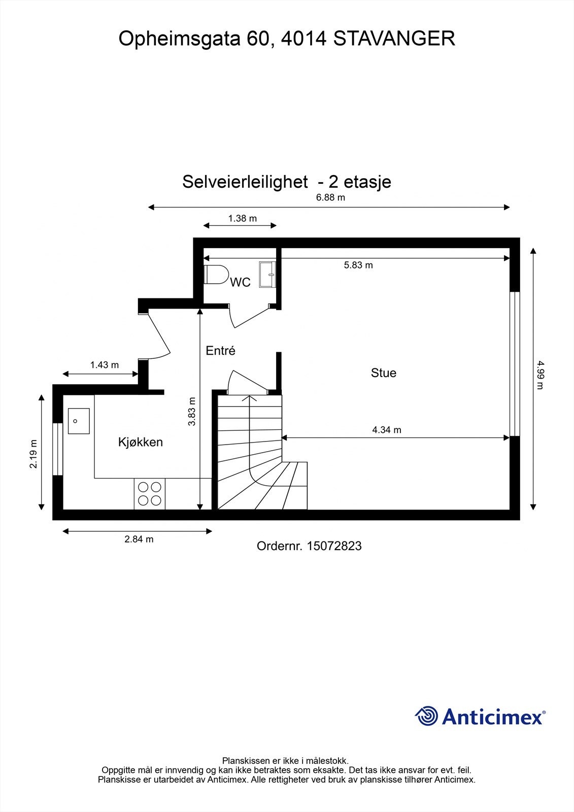 Plantegning 2 etasje. Galleribilde