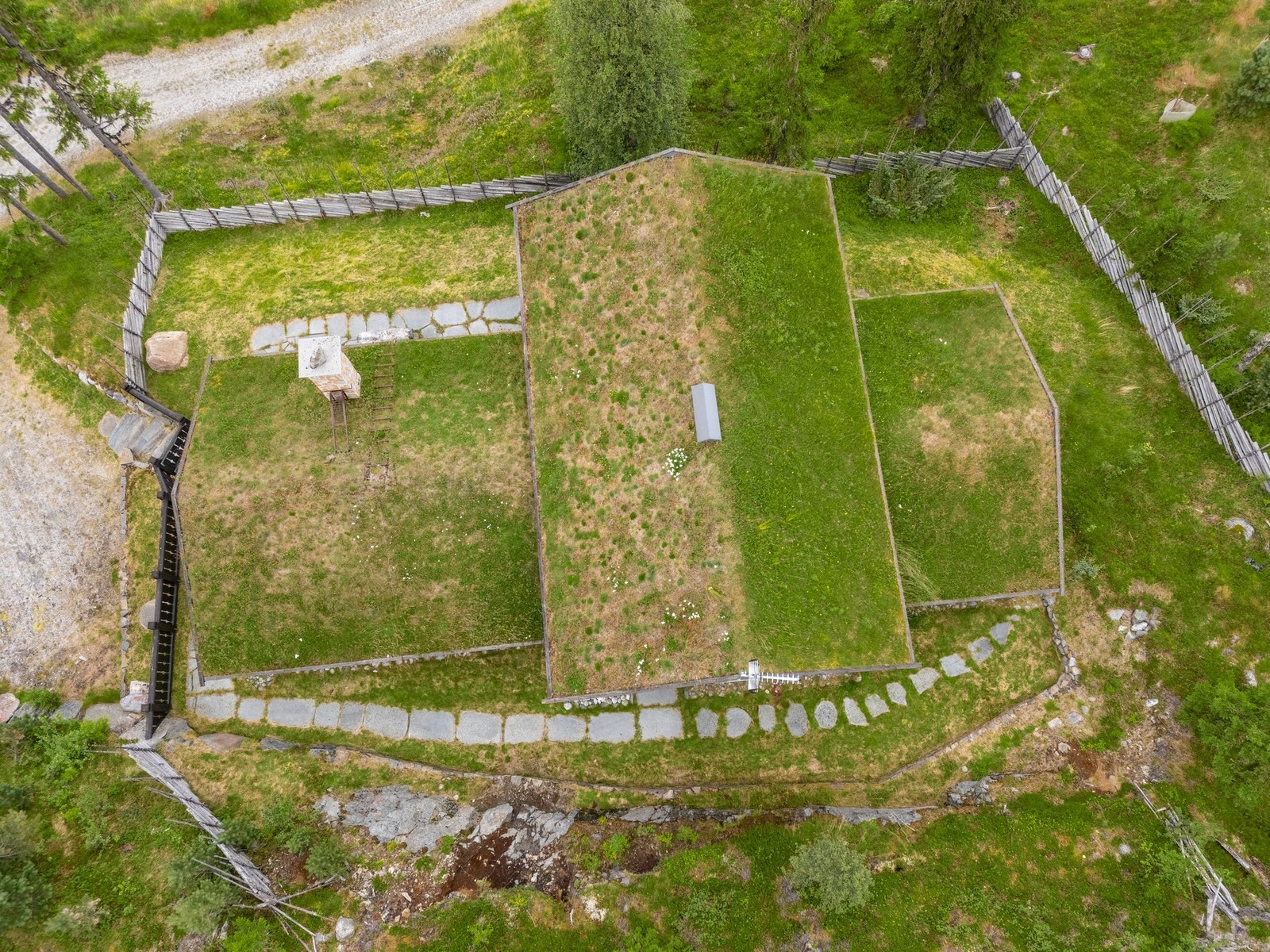Oversiktsbilde av tomt. Galleribilde