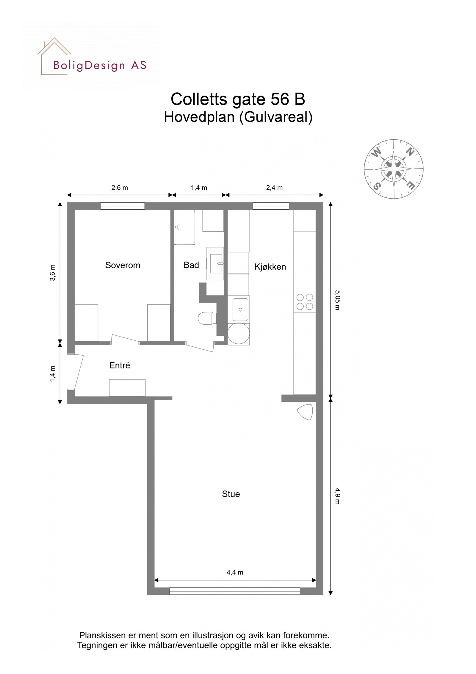 Plantegning. Galleribilde
